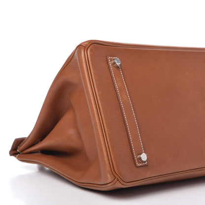 Hermes Natural Barenia Faubourg Birkin 35 Fauve 6 of 11