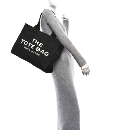 Marc Jacobs Cotton Canvas Large The Tote Bag Black 2 of 12