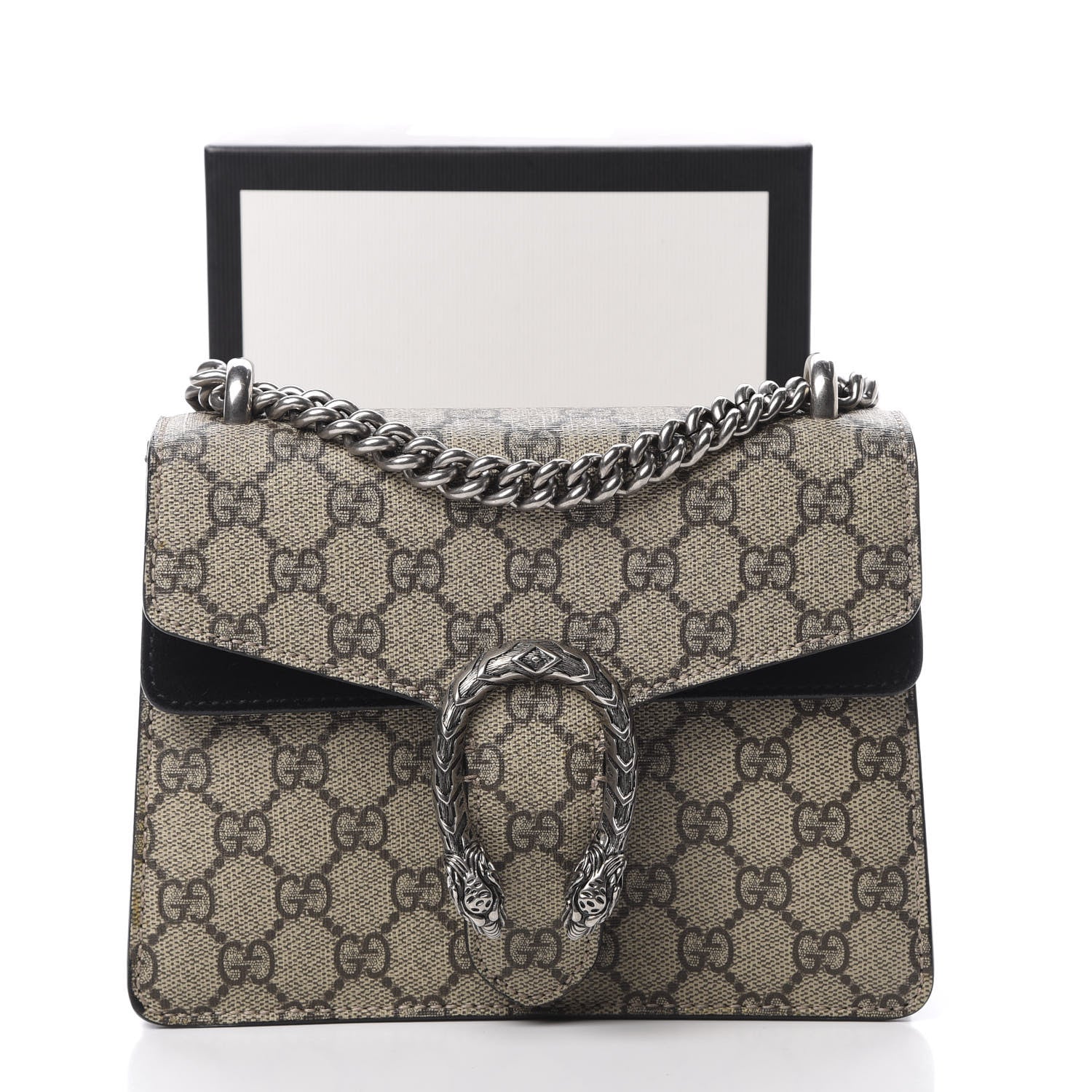 Gucci GG Supreme Monogram Mini Dionysus Shoulder Bag Black 14 of 14