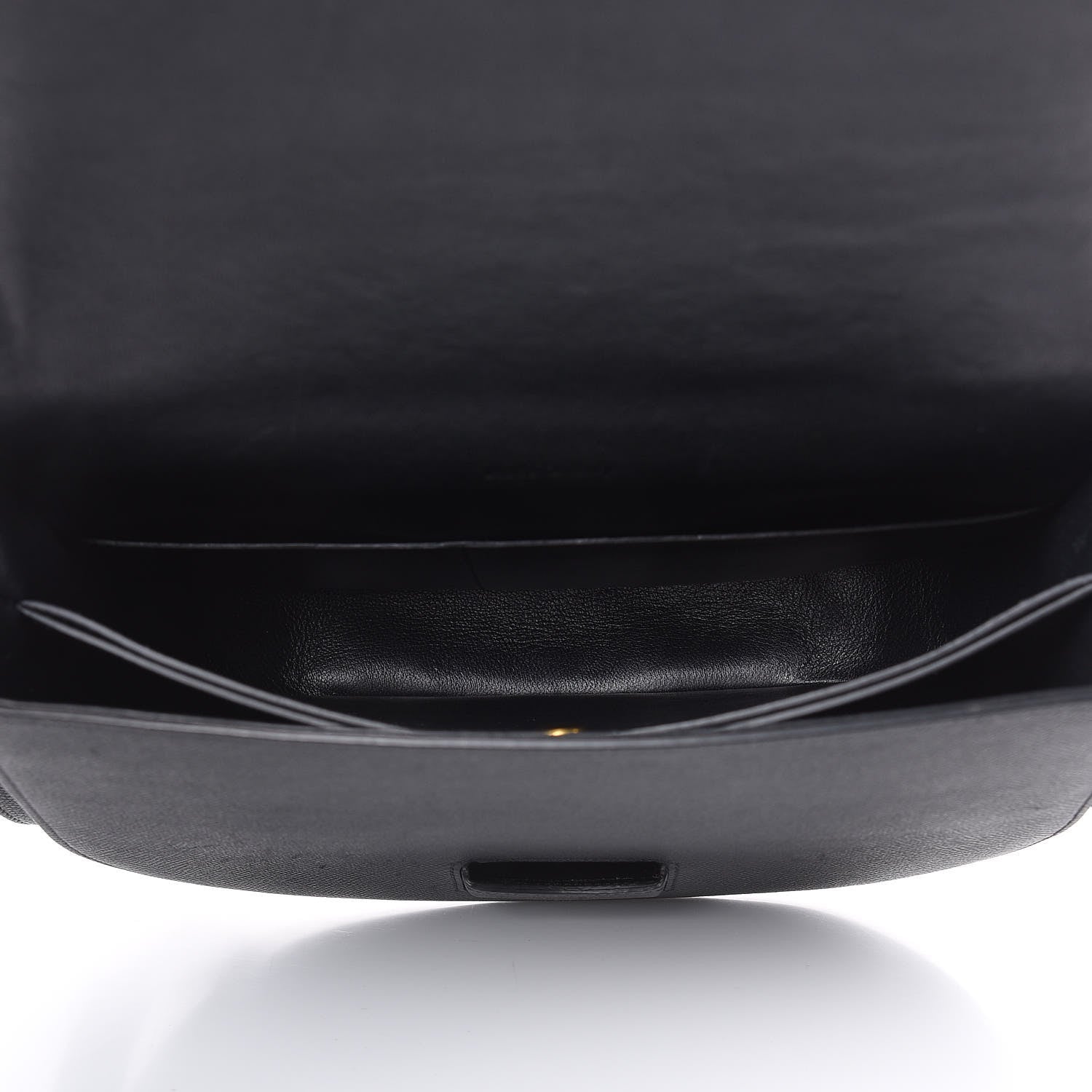 Celine Grained Calfskin Medium Trotteur Black 5 of 9