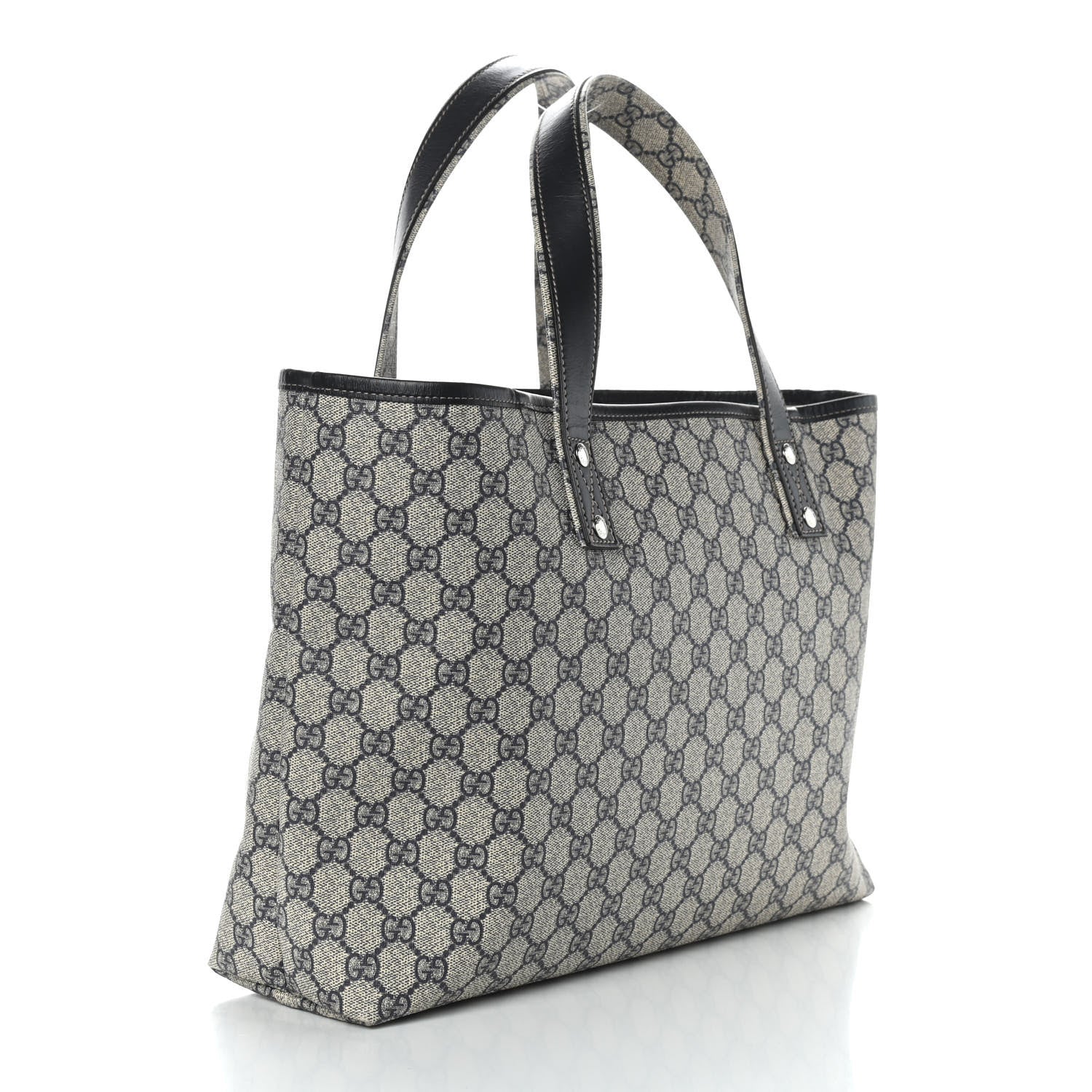 Gucci GG Plus Monogram Medium Signature Web Loop Tote Navy 4 of 18