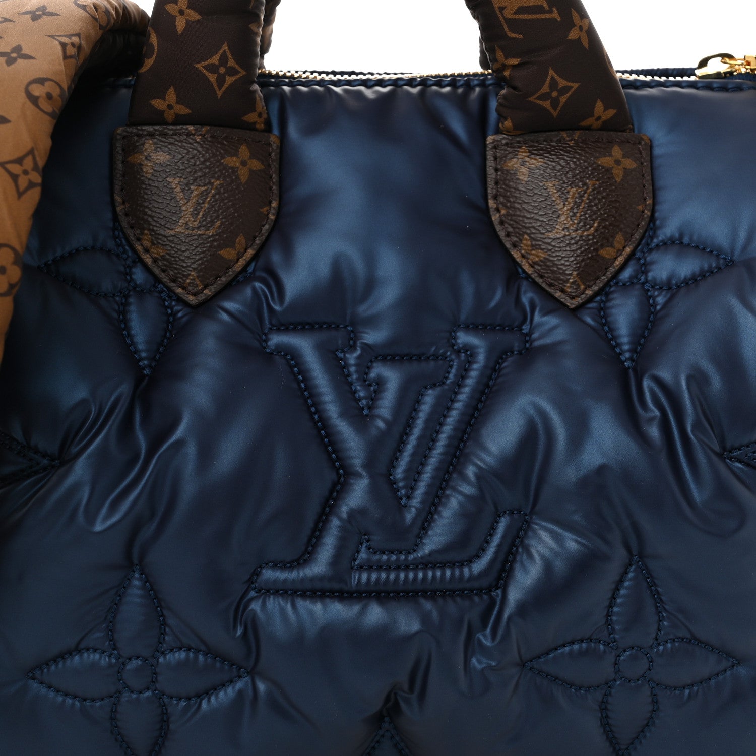 Louis Vuitton Econyl Mini Monogram Pillow Speedy Bandouliere 25 Navy 7 of 9