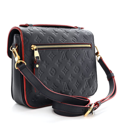 Louis Vuitton Empreinte Pochette Metis Marine Rouge 3 of 12