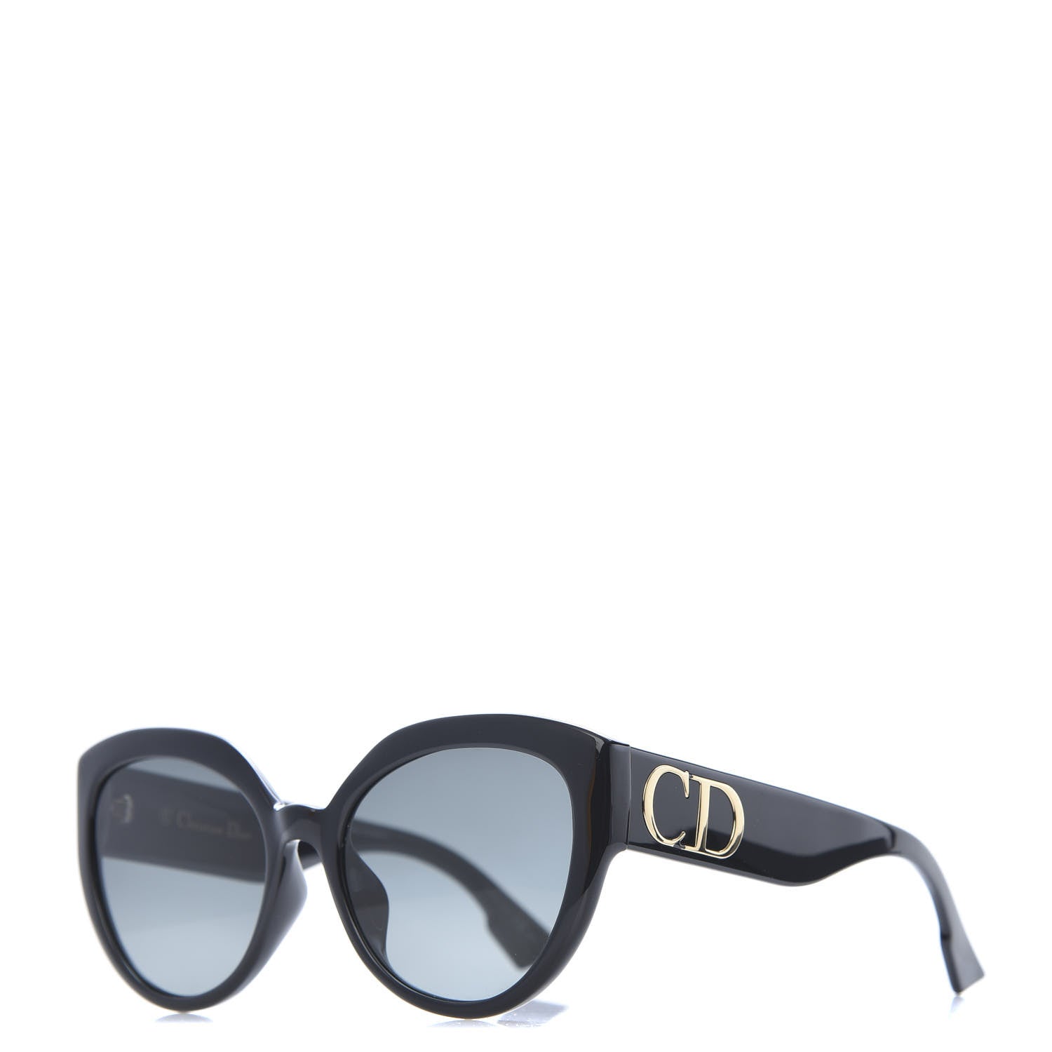 Christian Dior Acetate DDior Cat Eye Sunglasses Black 1 of 8