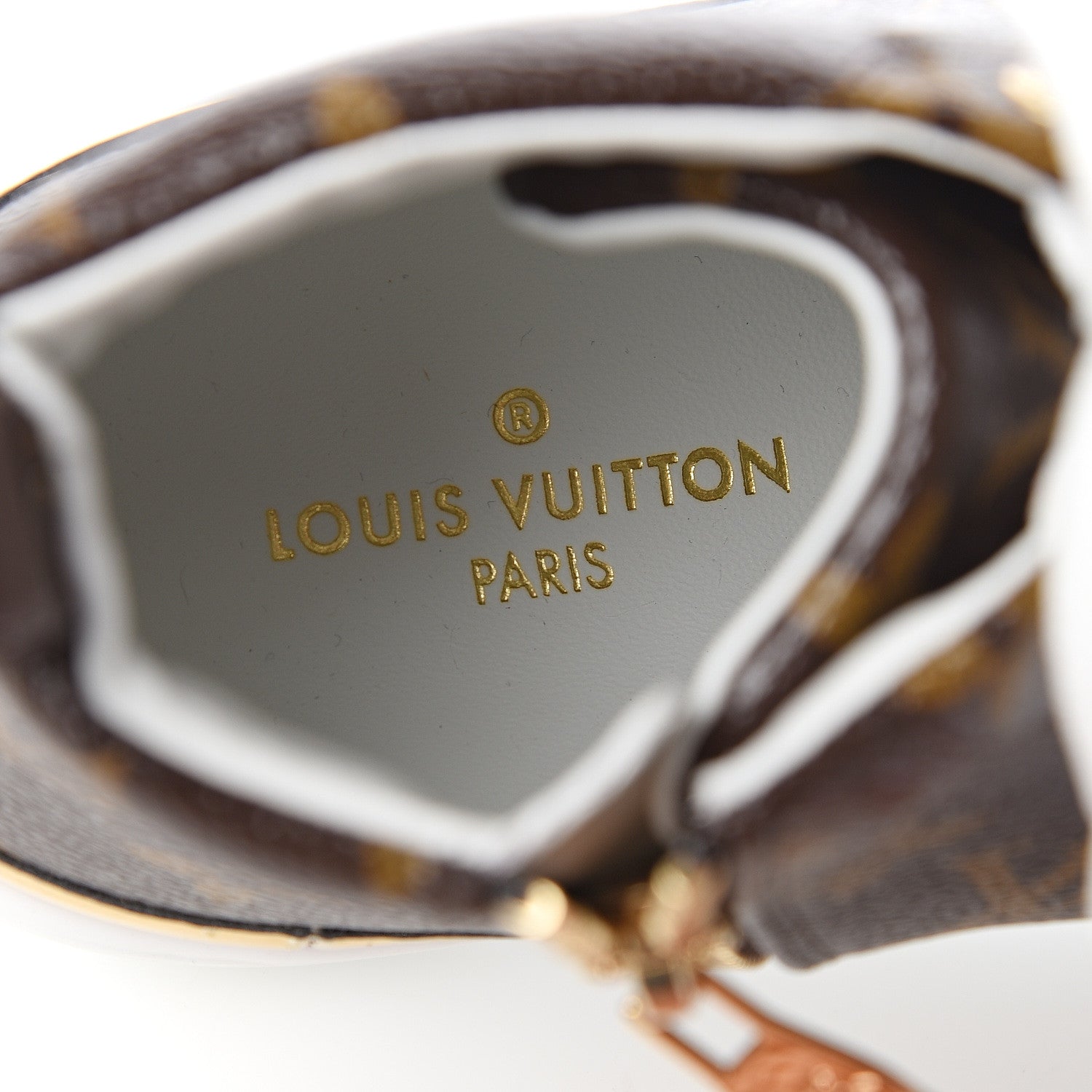 Louis Vuitton Patent Monogram Stellar Sneaker Boots 36.5 Gold 8 of 10
