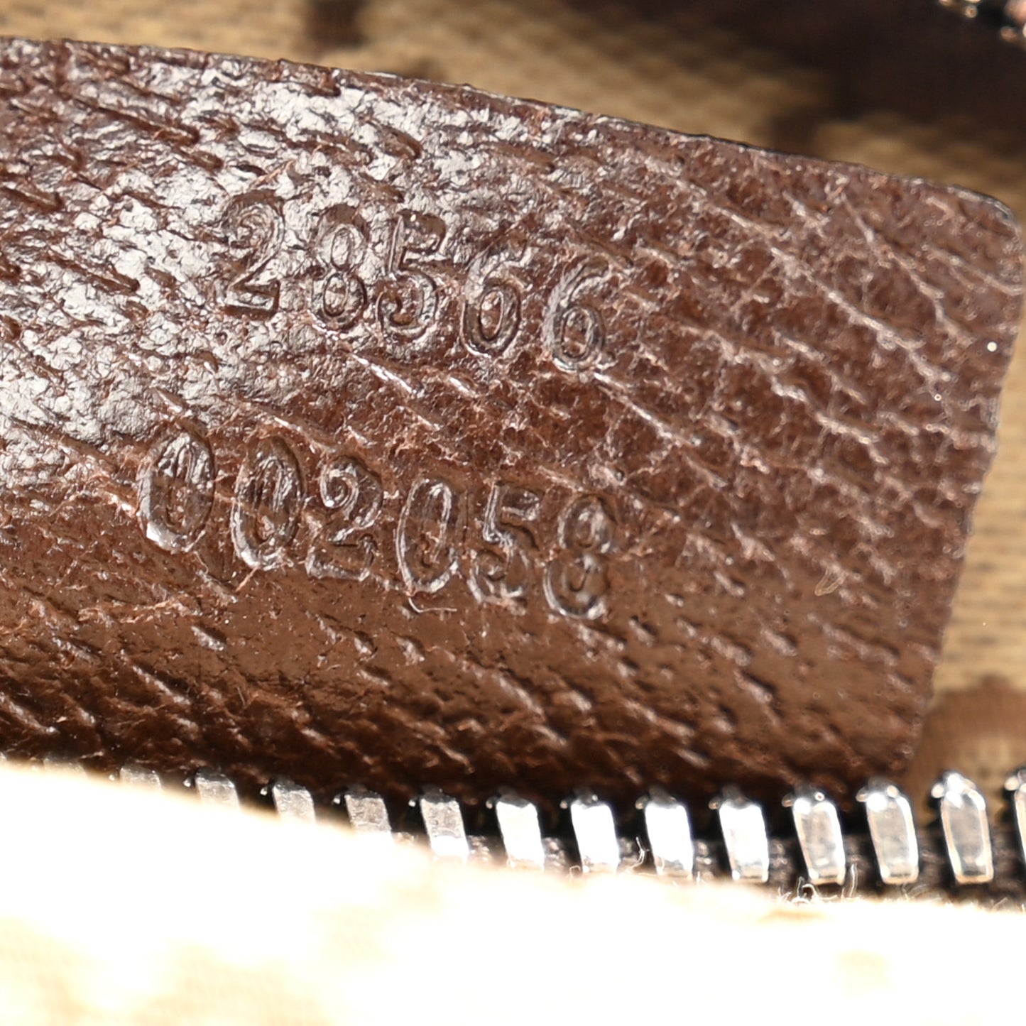 GG Monogram Double Pocket Belt Bag Dark Brown