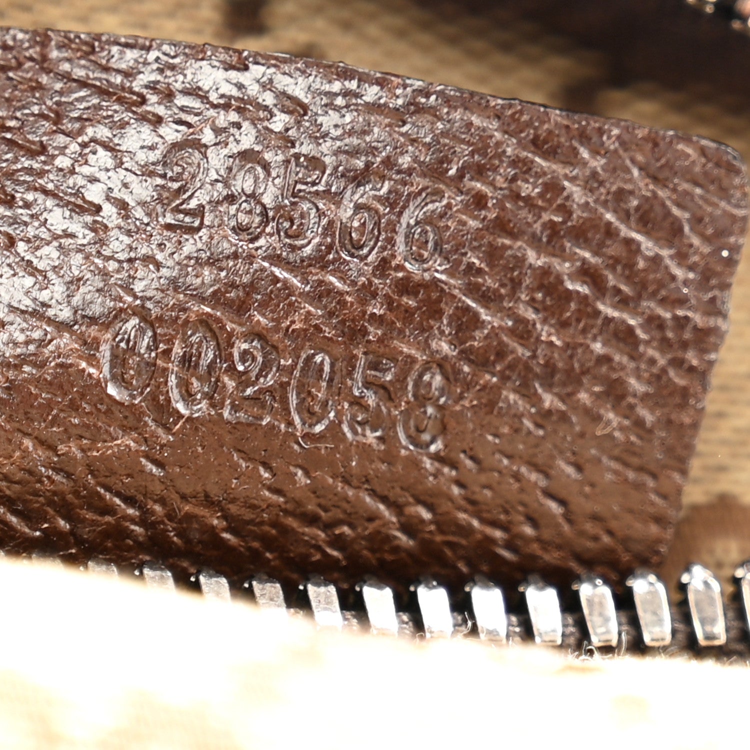 Gucci GG Monogram Double Pocket Belt Bag Dark Brown 9 of 12