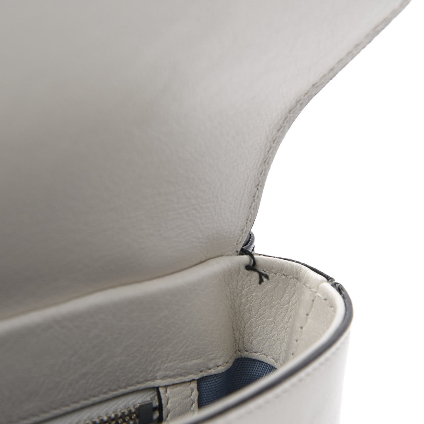 Calfskin Diagonal GG Medium Thiara Double Envelope Shoulder Bag Black White