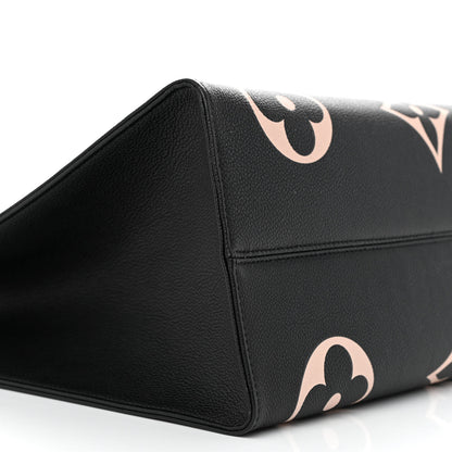 Louis Vuitton Empreinte Monogram Giant Onthego GM Black Beige 8 of 9