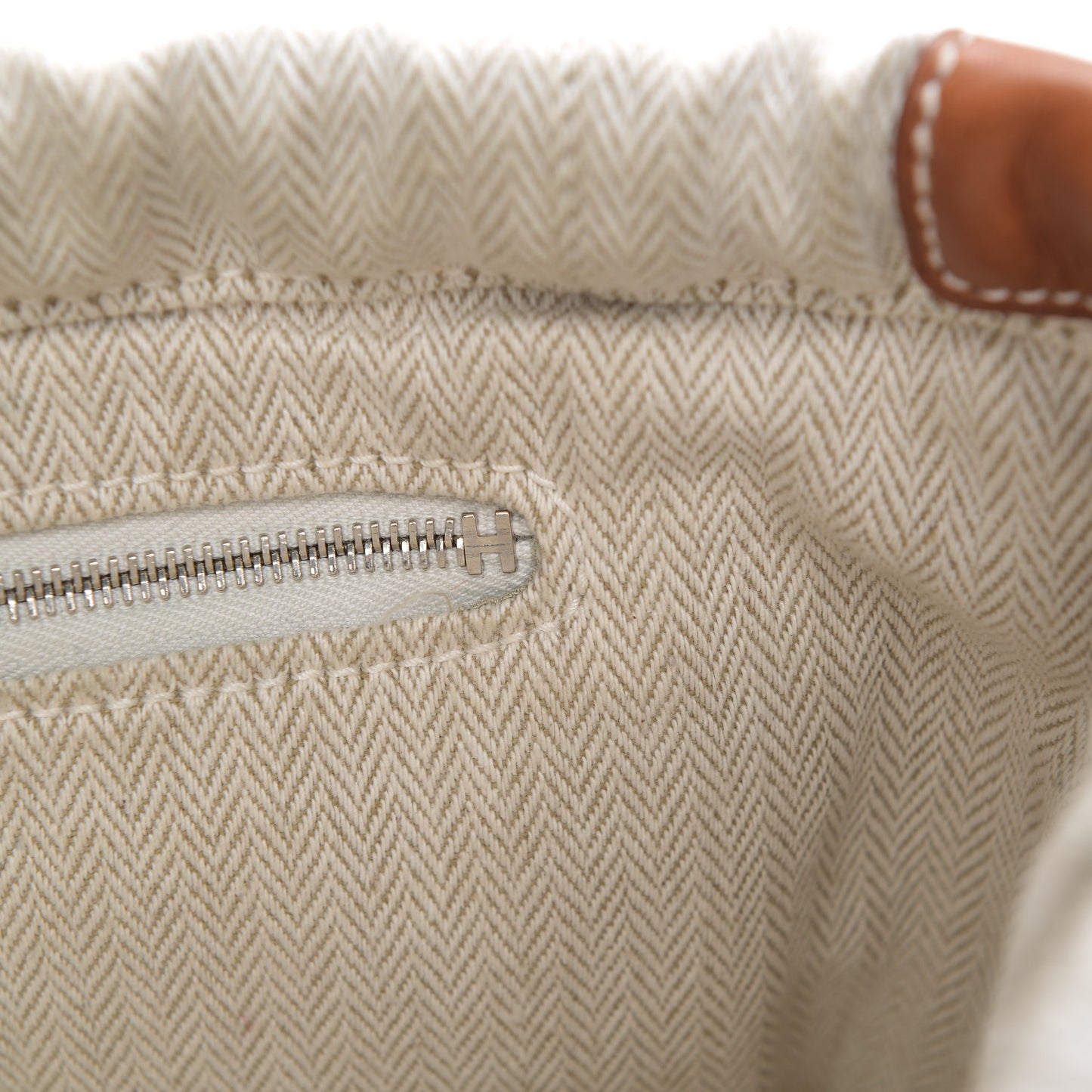 Canvas Barenia Fourbi 25 MM Pouch Naturel Fauve