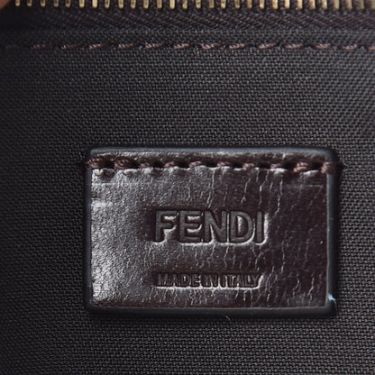 Fendi X FILA Cuoio Romano Vitello Century Mania Stars Clutch White Ice Ebano Multicolor 6 of 7