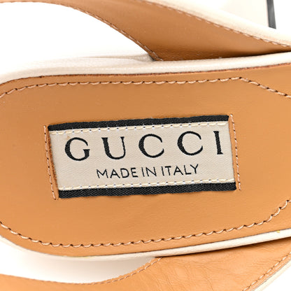 Gucci Quentin Granada Kid Horsebit 25/60mm Platform Sandals 36.5 Mystic White 7 of 8