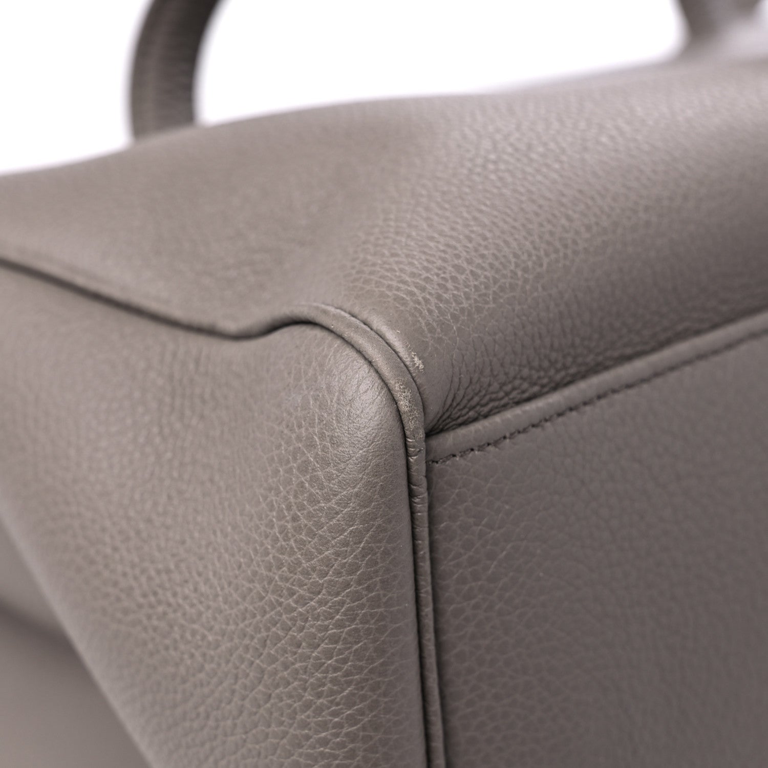 Celine Grained Calfskin Medium Soft 16 Bag Pebble 9 of 10