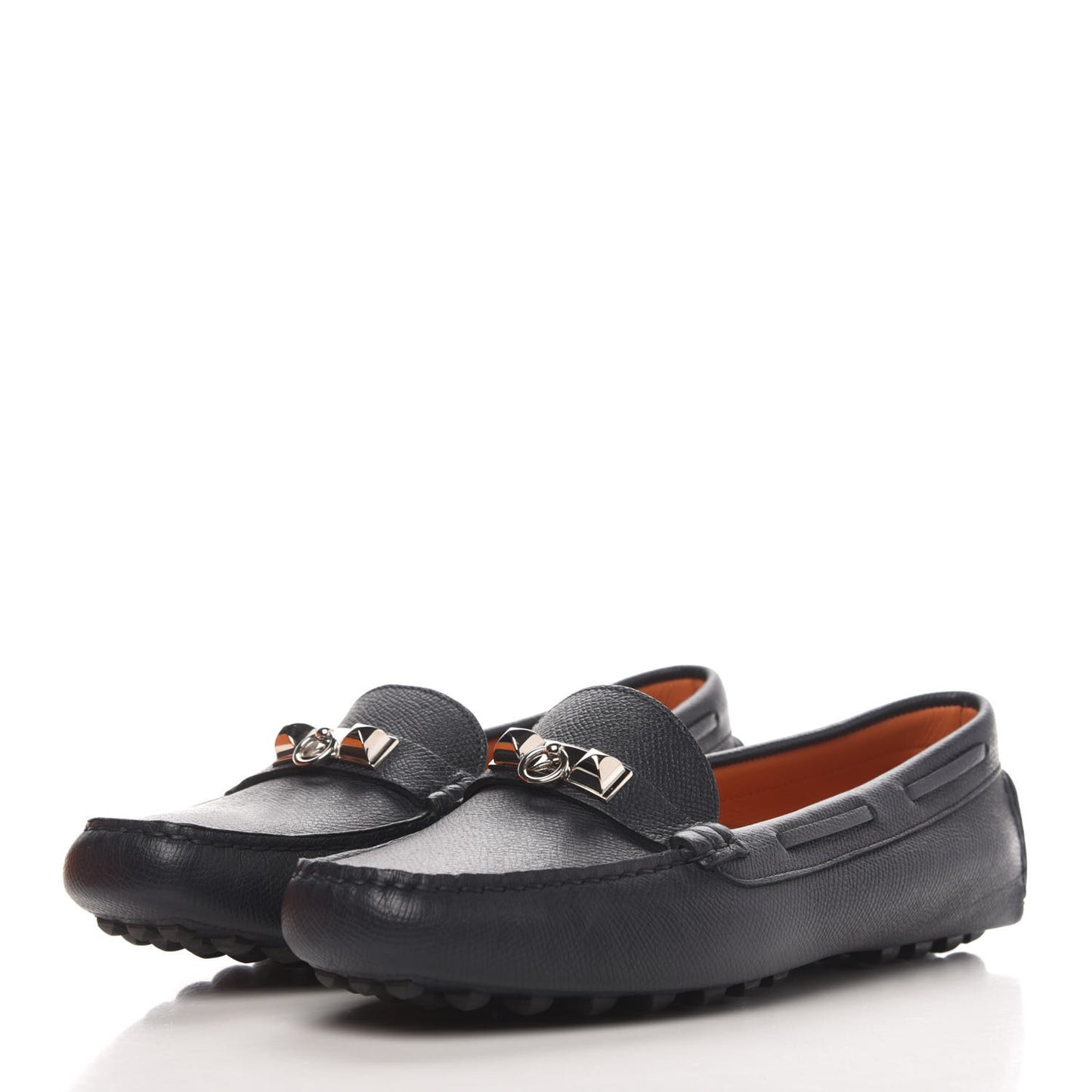 Epsom Womens Irving Driving Moccasin Loafers 37.5 Marine