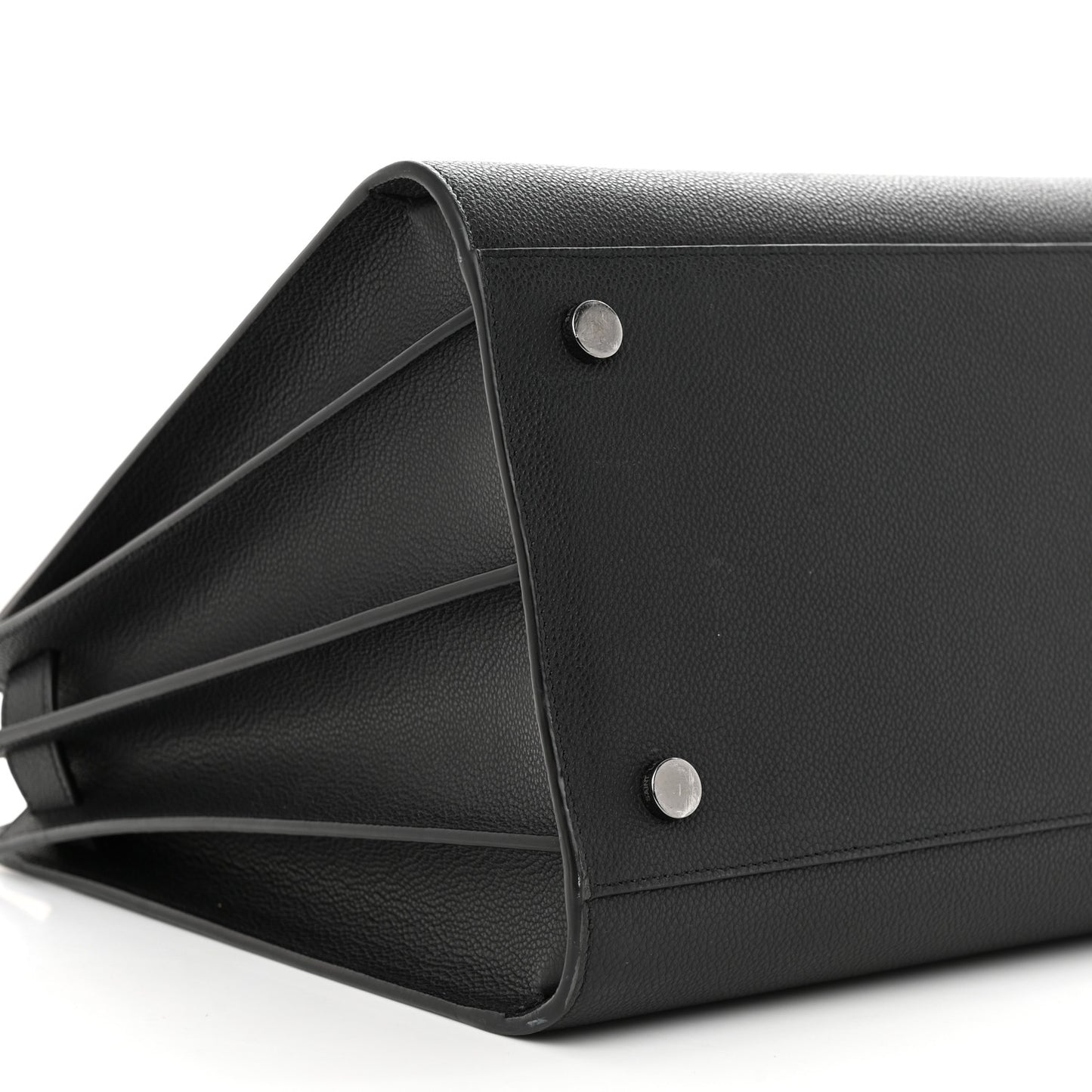 Grained Calfskin Large Sac De Jour Carryall Black