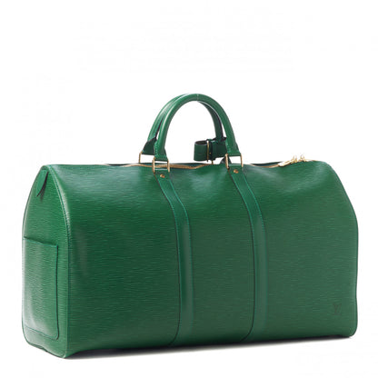 Louis Vuitton Epi Keepall 50 Borneo 2 of 8