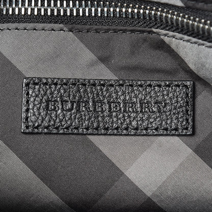 Burberry Nylon Solid to Check Backpack Black 8 of 11