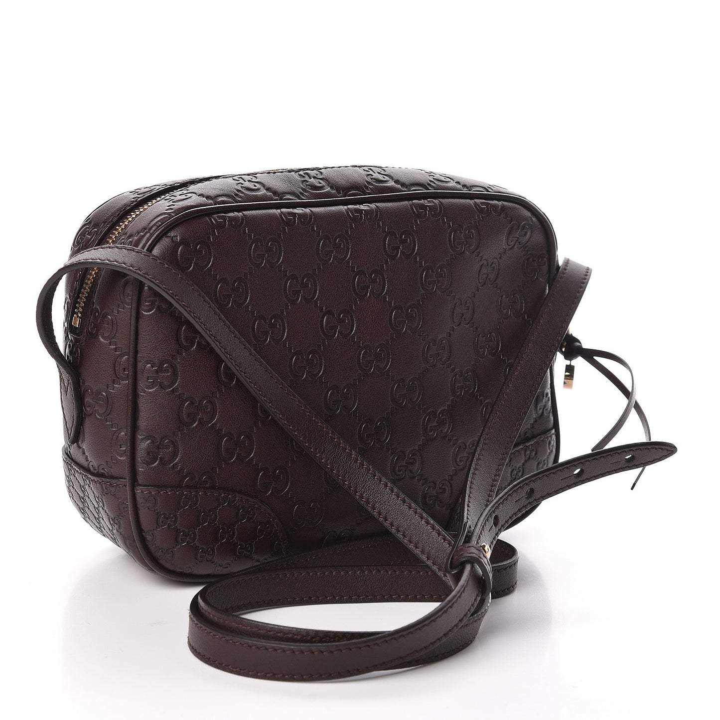 Guccissima Mini Bree Messenger Bag Chocolate