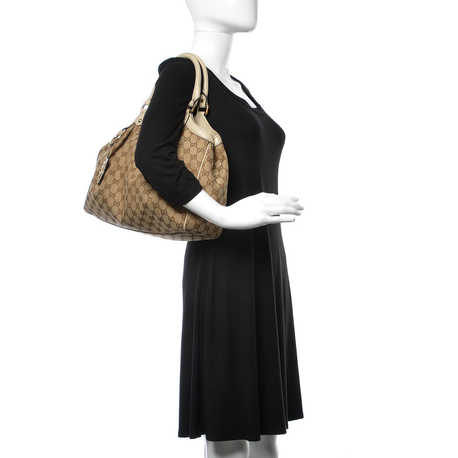 Gucci Monogram Medium Sukey Tote Off White 2 of 16