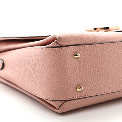 Gucci Dollar Calfskin Interlocking G Top Handle Shoulder Bag Soft Pink 9 of 12