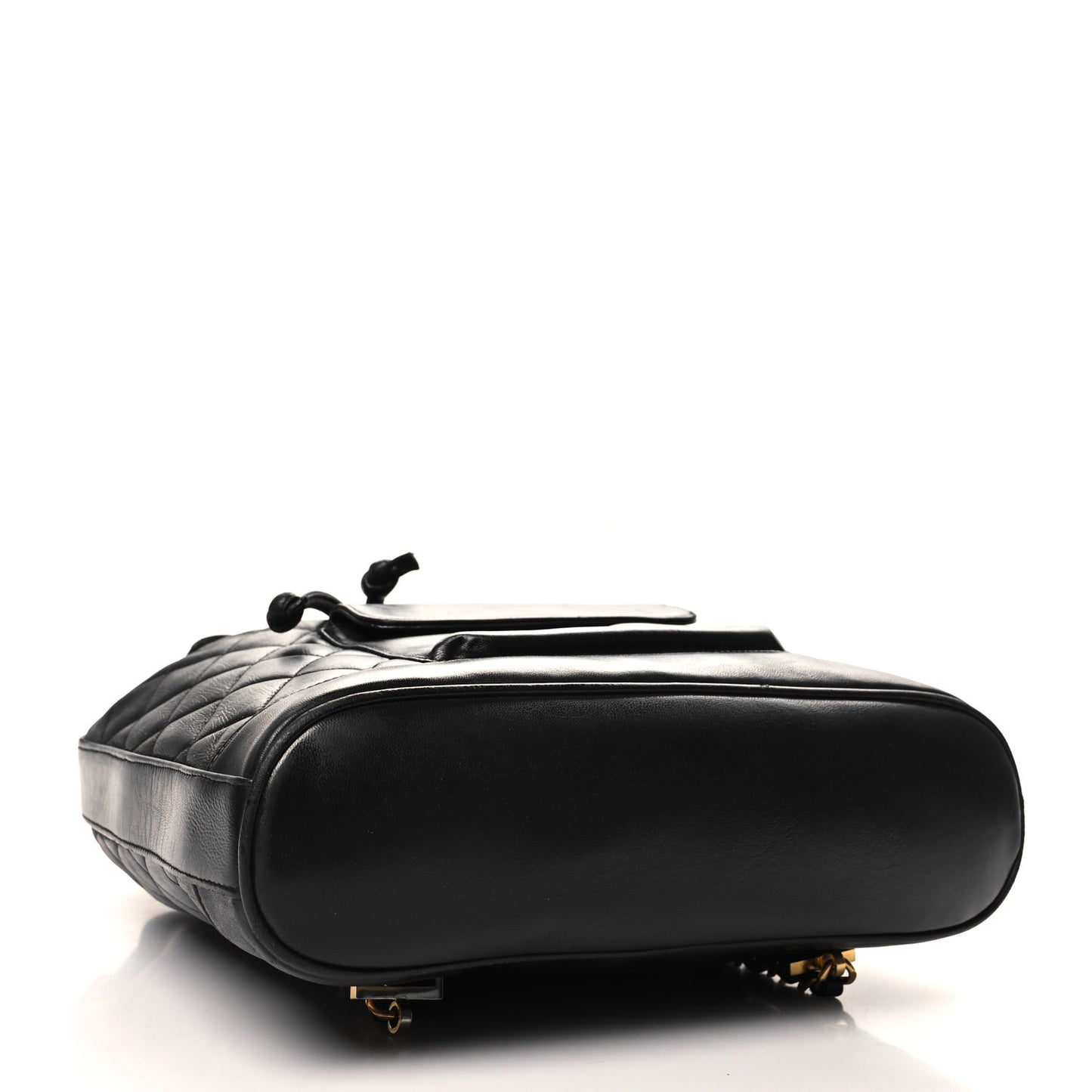 Lambskin Quilted CC Backpack Black