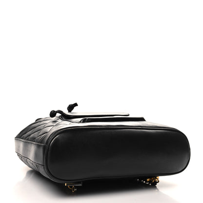 Chanel Lambskin Quilted CC Backpack Black 5 of 15