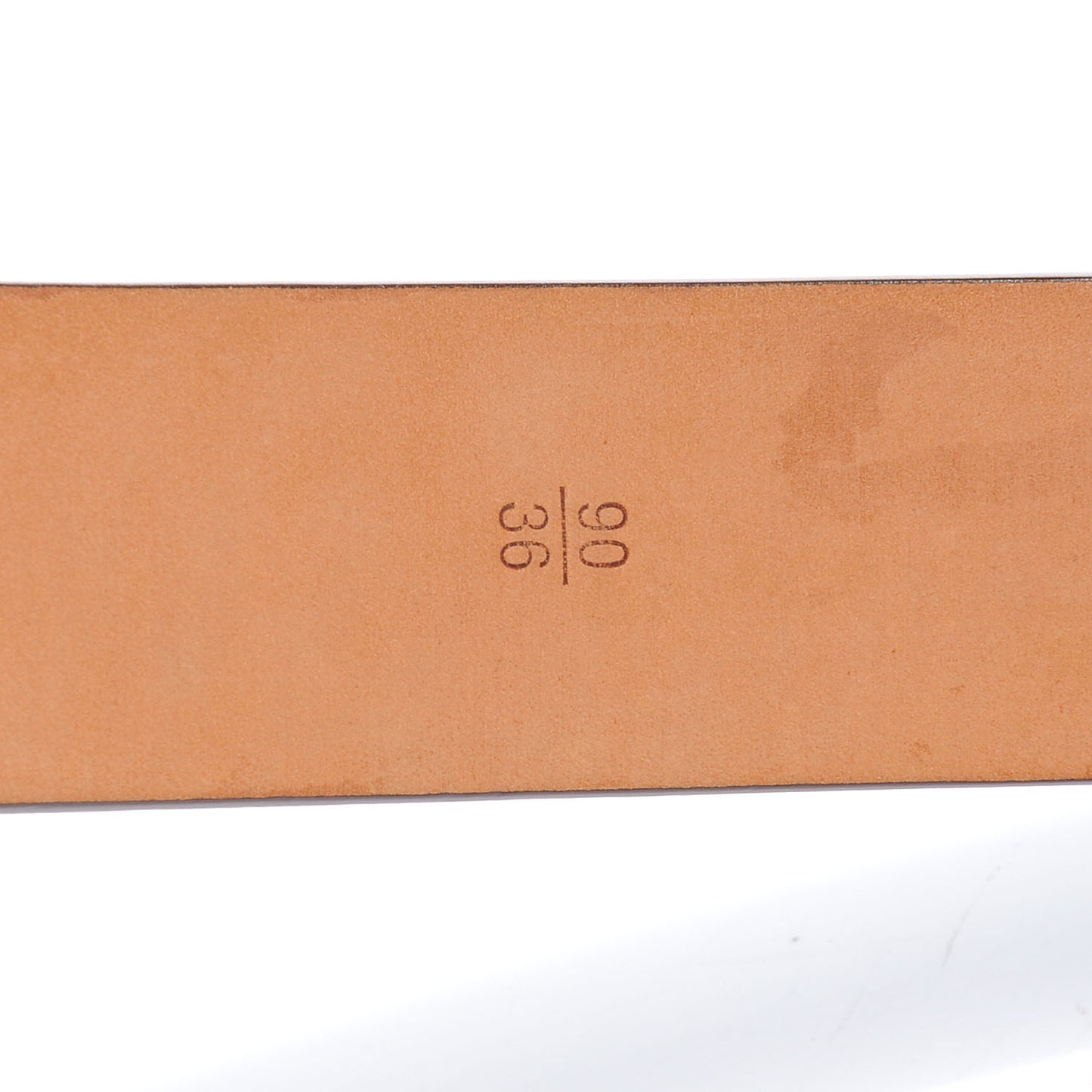 Monogram Ceinture Belt w Silver Buckle 90 36