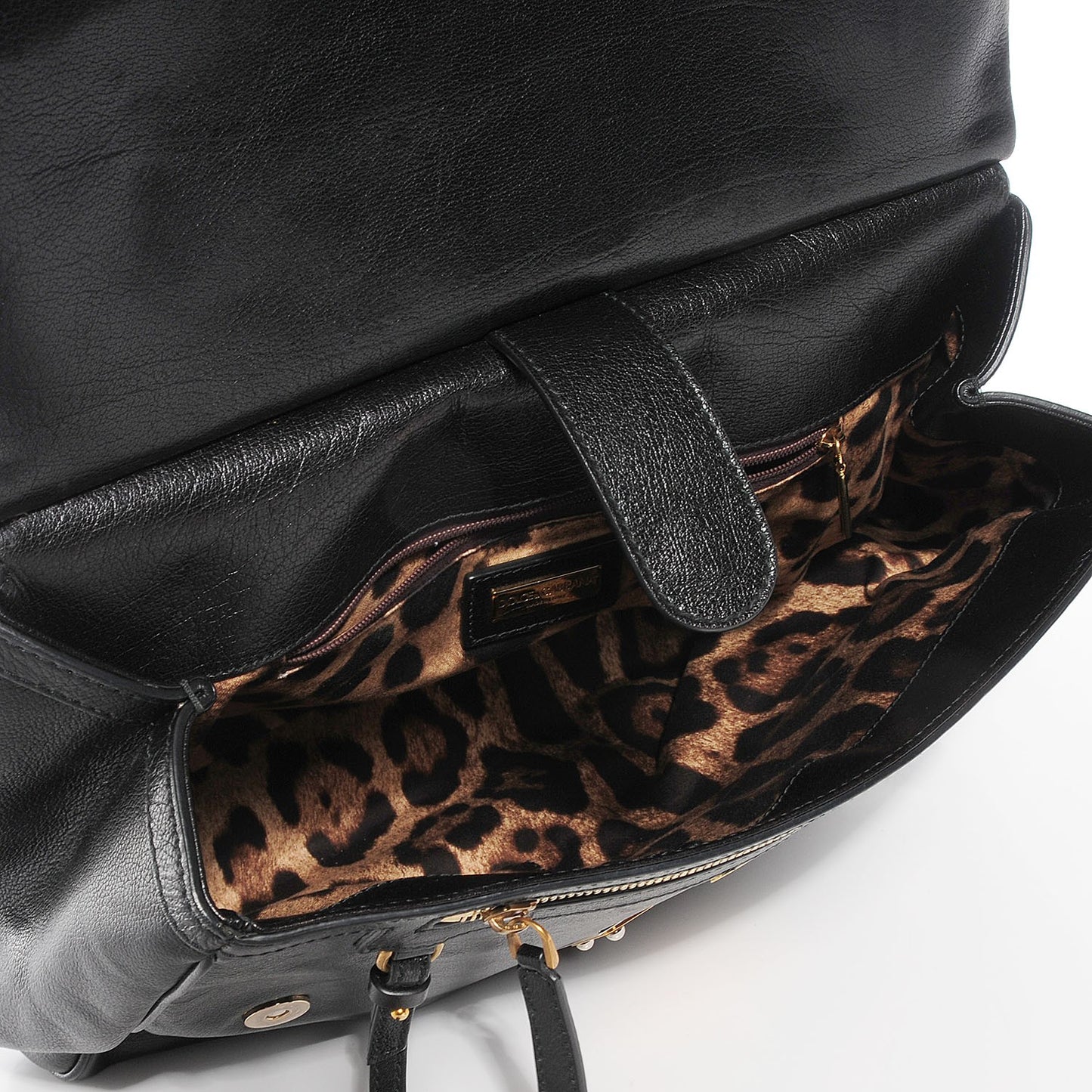 Deerskin Large Miss Sicily Satchel Black