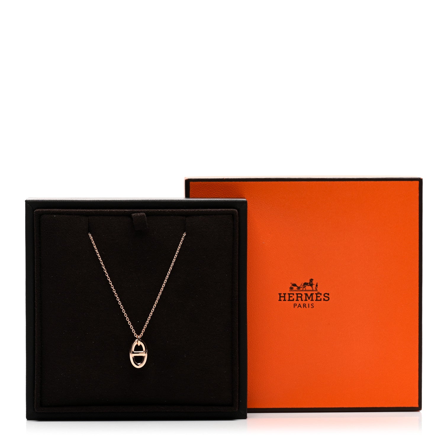 Hermes 18K Rose Gold PM Farandole Pendant Necklace 5 of 5