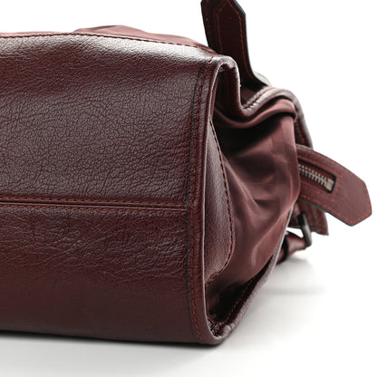 Burberry Nylon Check Tote Burgundy 9 of 11