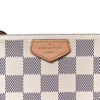 Louis Vuitton Damier Azur Double Zip Pochette 7 of 11