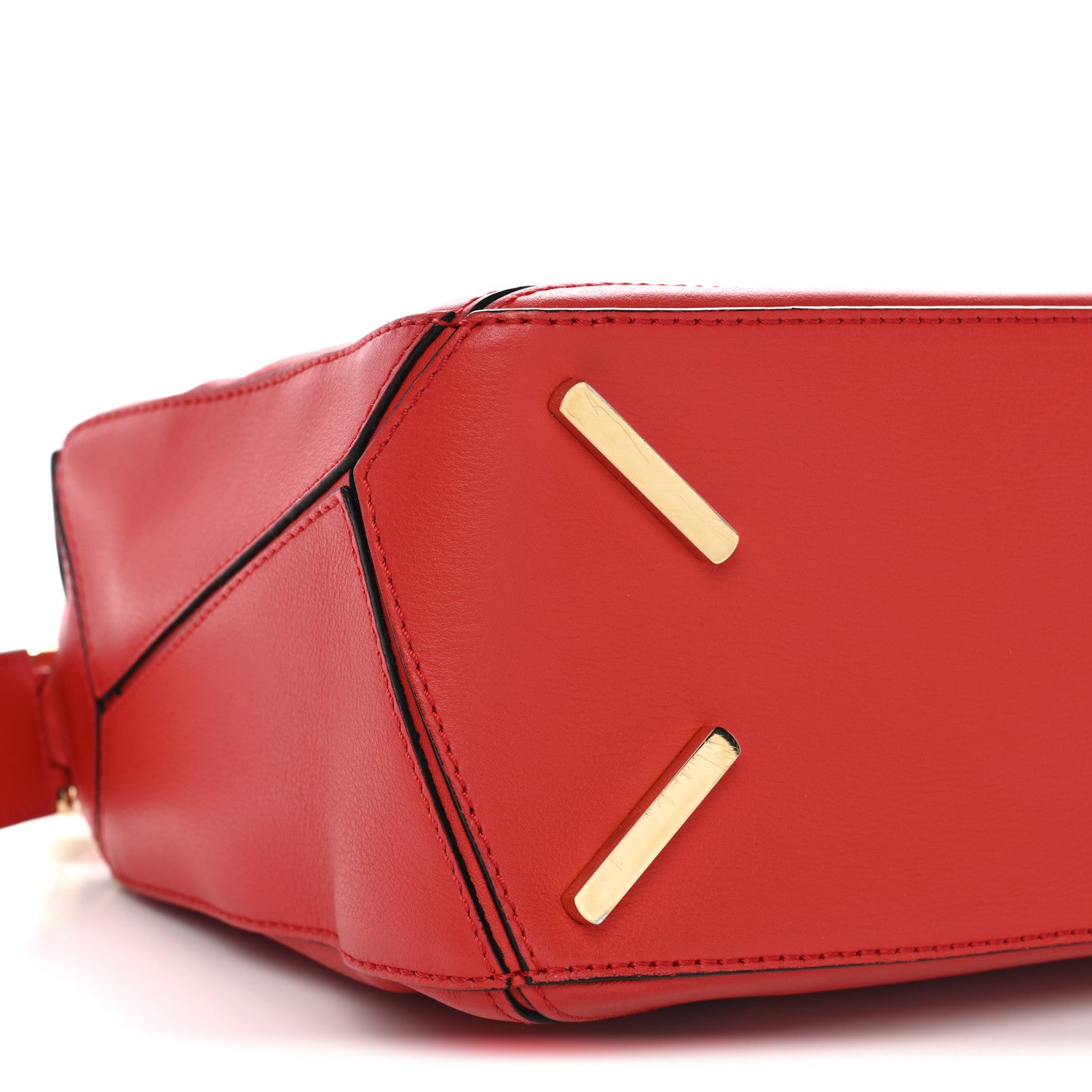 Loewe Calfskin Small Puzzle Bag Scarlet 10 of 10