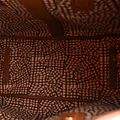 MCM Visetos Large Liz Reversible Shopper Tote Cognac 6 of 15