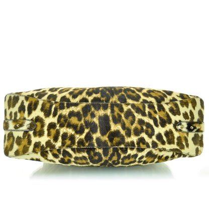 Prada Calf Hair Leopard Print Shoulder Bag 6 of 14