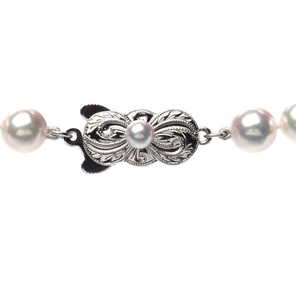 Mikimoto Sterling Silver Akoya Pearl 6.5-7mm Strand Necklace 18 4 of 6
