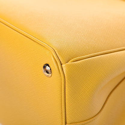Prada Saffiano Lux Parabole Tote Mimosa 11 of 13