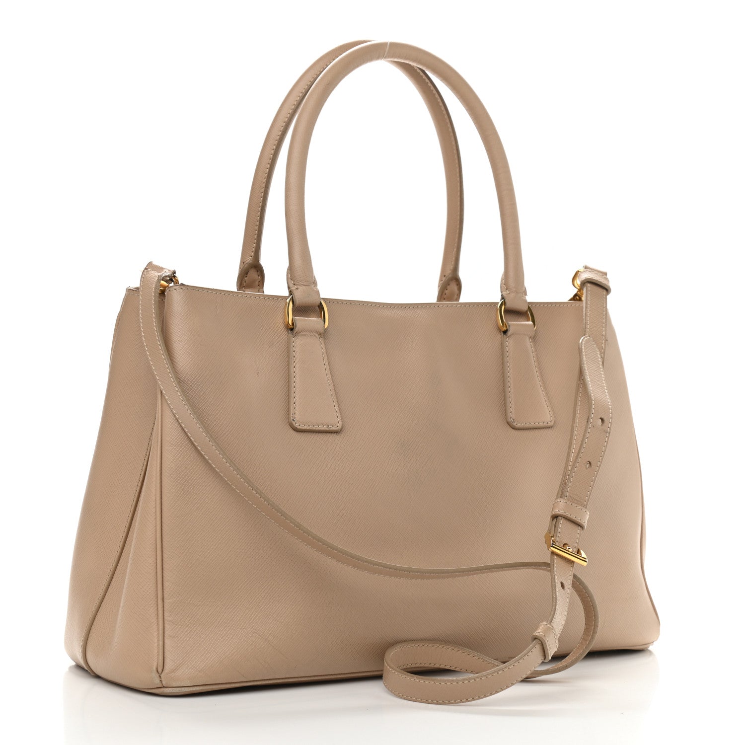 Prada Saffiano Medium Galleria Double Zip Tote Sabbia 3 of 16
