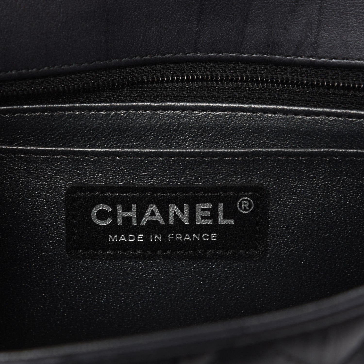 Chanel Calfskin Quilted Mini Rectangular Flap Charcoal 6 of 9