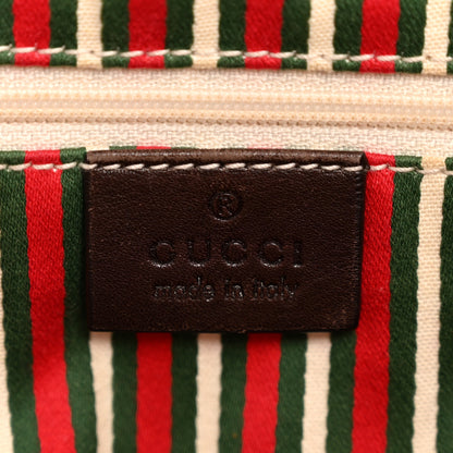 Gucci Monogram Medium New Britt Tote Brown 6 of 13