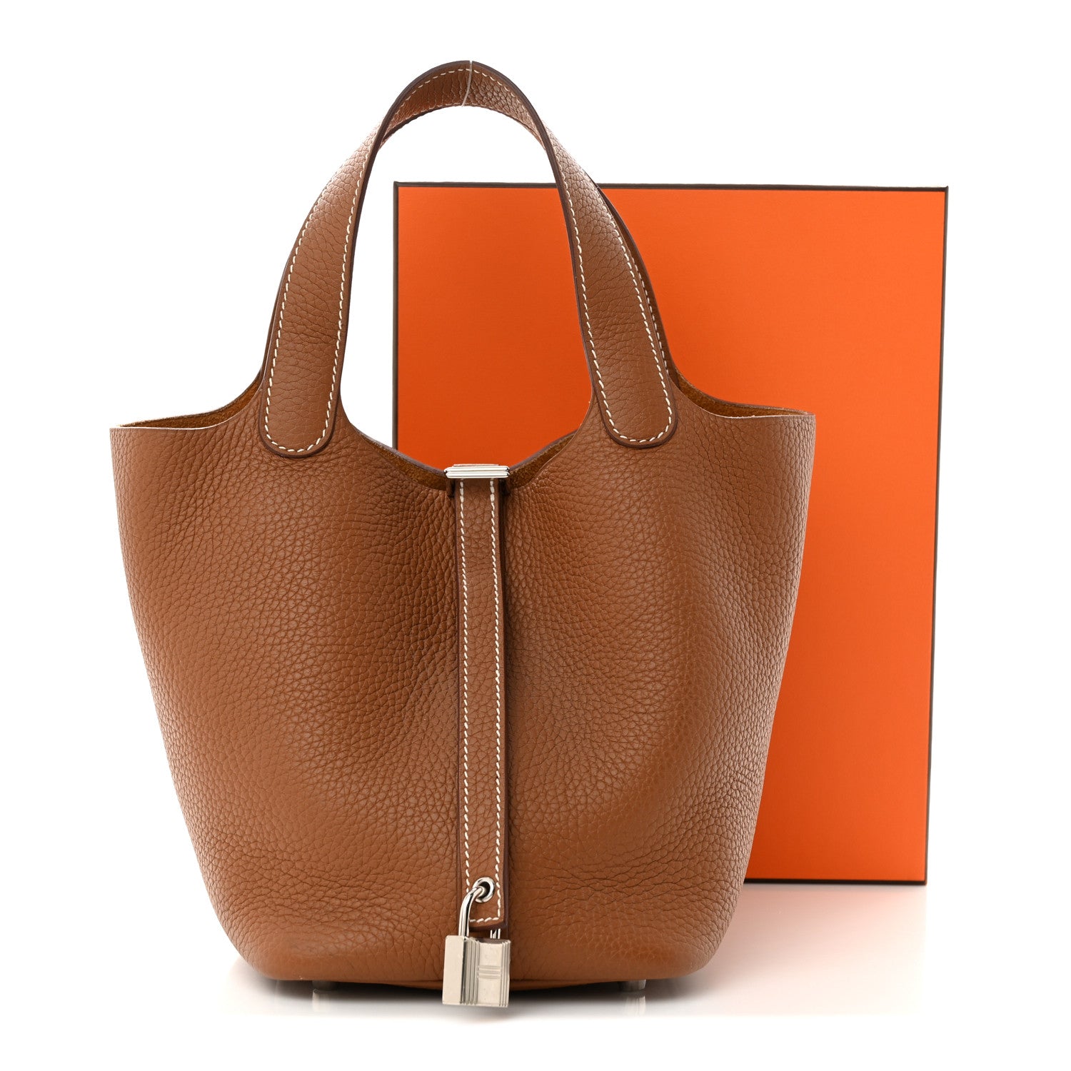 Hermes Taurillon Clemence Picotin Lock 18 PM Gold 11 of 11