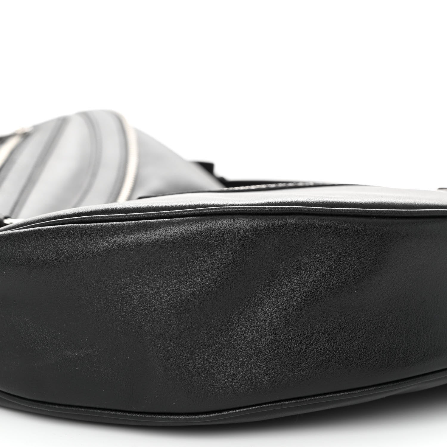 Versace Calfskin Medium Repeat Zip Hobo Black 9 of 9