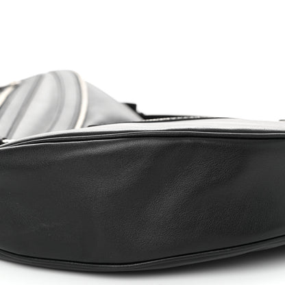 Versace Calfskin Medium Repeat Zip Hobo Black 9 of 9