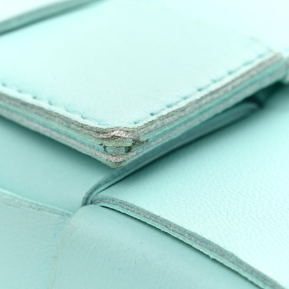 Bottega Veneta Lambskin Maxi Intrecciato Small Cassette Crossbody Bag  Celadon 11 of 11