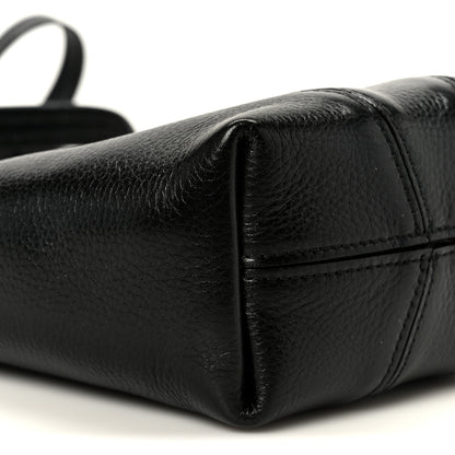 Chloe Grained Calfskin Small Spin Tote Black 9 of 10