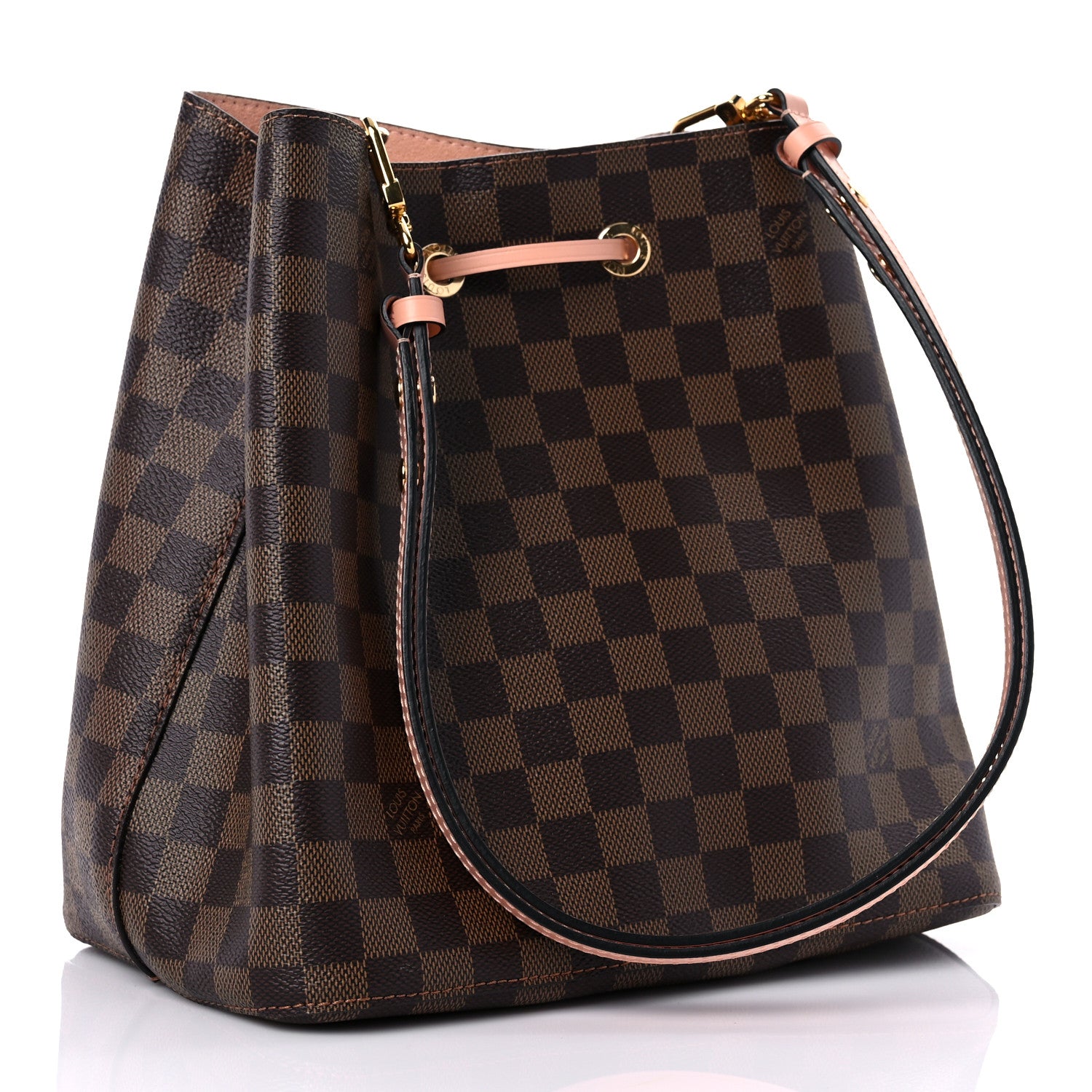 Louis Vuitton Damier Ebene Neonoe MM Venus Pink 3 of 11