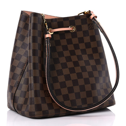 Louis Vuitton Damier Ebene Neonoe MM Venus Pink 3 of 11