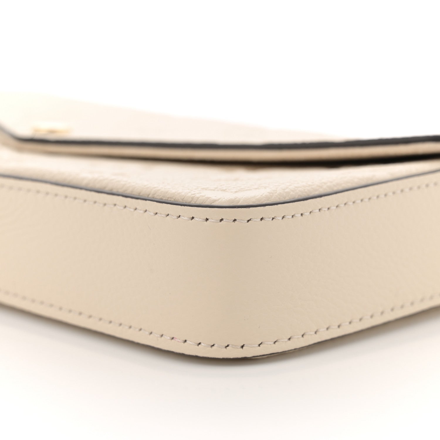 Louis Vuitton Empreinte Pochette Felicie Chain Wallet Cream 10 of 11
