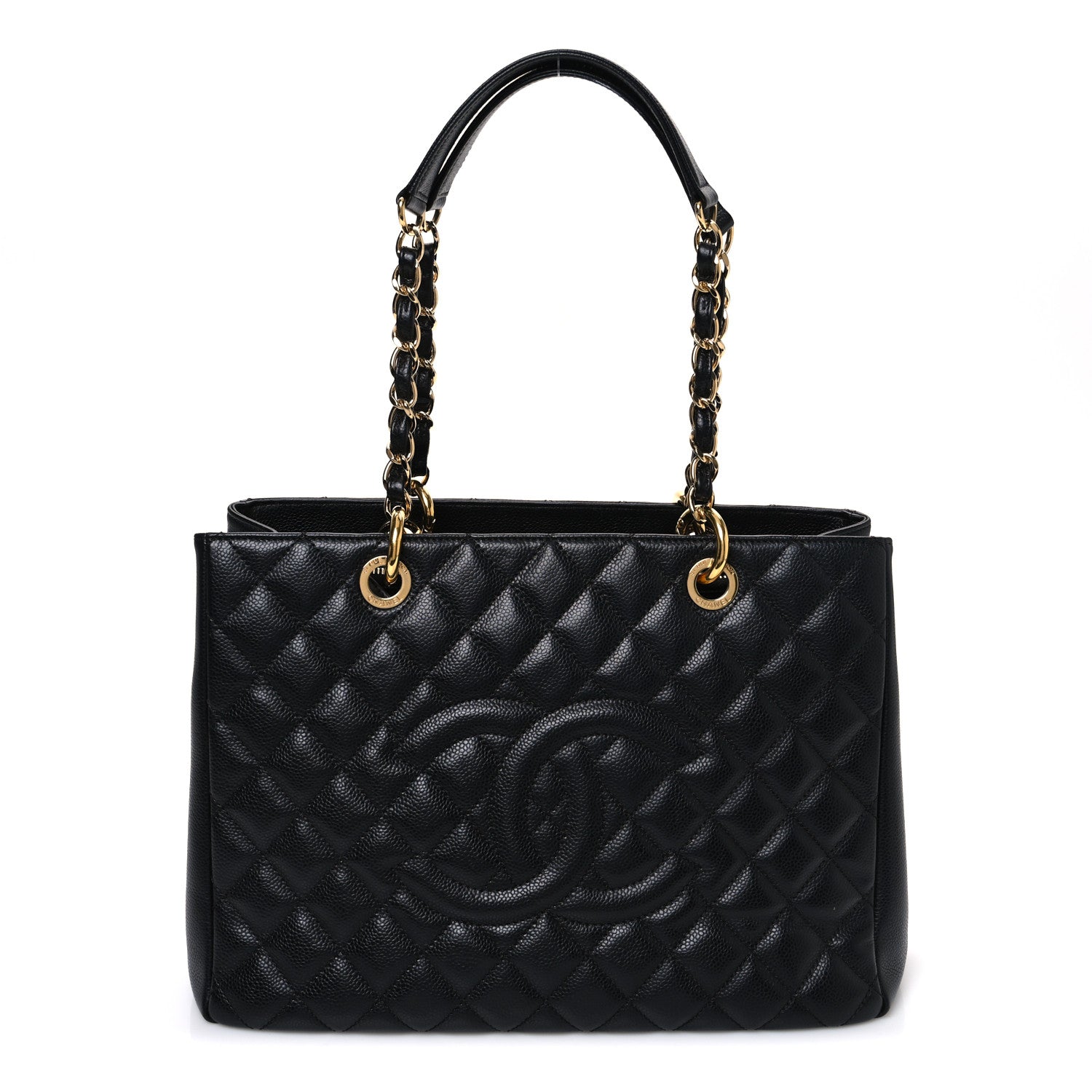Chanel Caviar Quilted Grand Shopping Tote GST Black 1 of 13