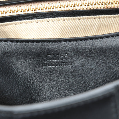 Chloe Grained Lambskin Calfskin Medium Lexa Shoulder Bag Black 7 of 8