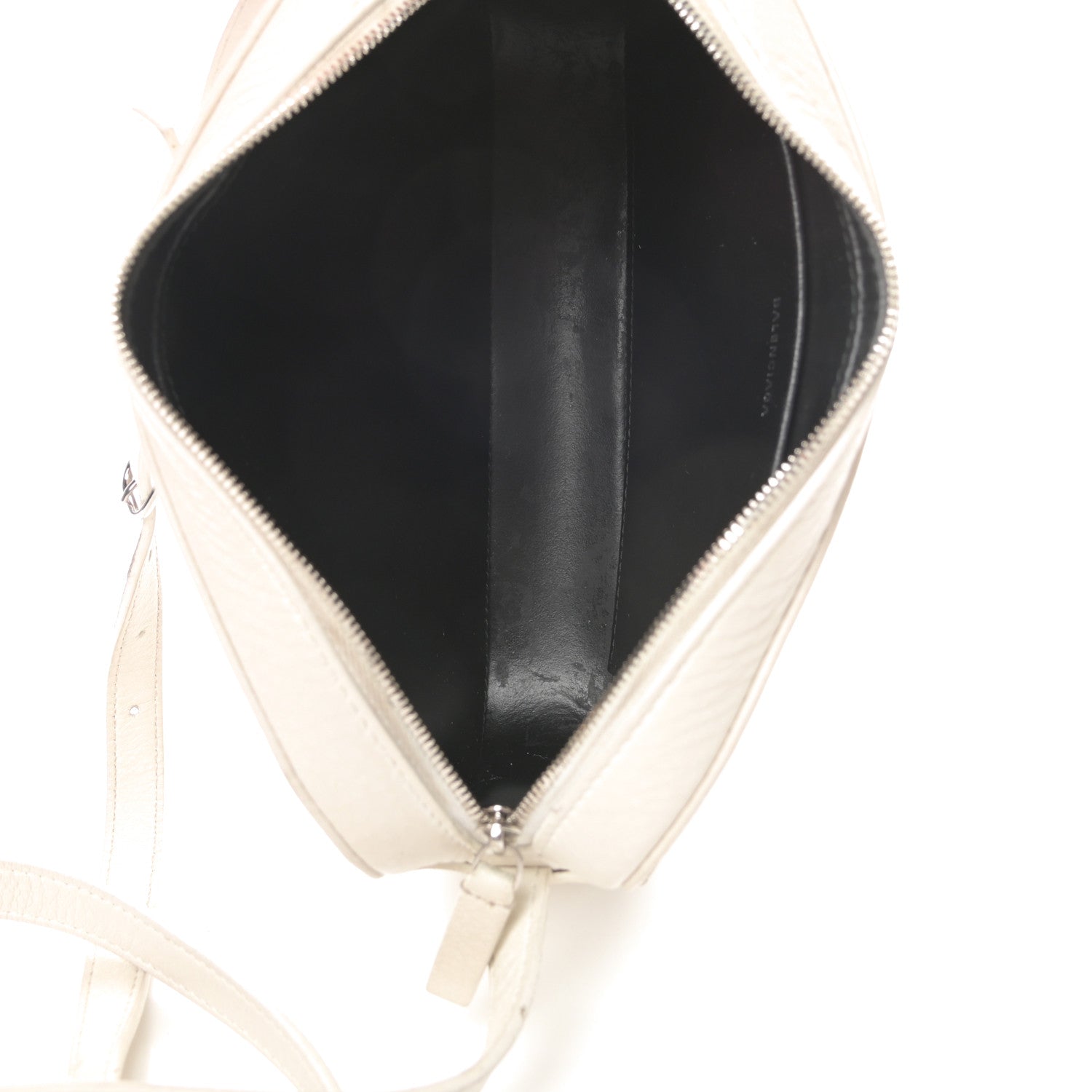 Balenciaga Calfskin Logo S Everyday Camera Bag White 5 of 18